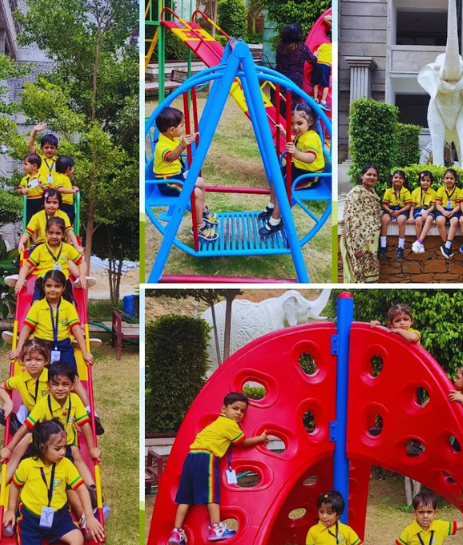 Children learning together at Brain Discovery Global School Jabalpur